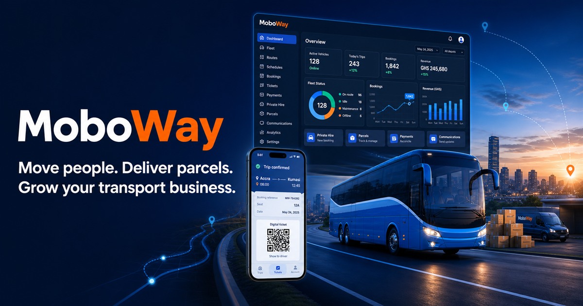 MoboWay bus and private-hire operations platform
